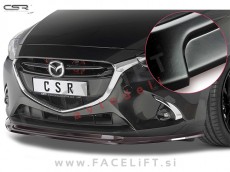 Mazda 2 / DJ (14-19) / podaljšek sprednjega odbijača / črni (mat)