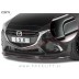 Mazda 2 / DJ (14-19) / podaljšek sprednjega odbijača / črni (mat)