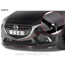 Mazda 2 / DJ (14-19) / podaljšek sprednjega odbijača / črni (sijaj)