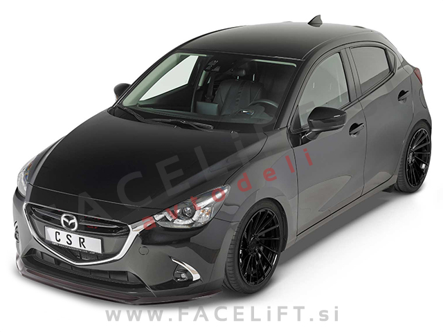 Mazda 2 / DJ (14-19) / podaljšek sprednjega odbijača / črni (sijaj) Mazda 2 / DJ (14-19) / podaljšek sprednjega odbijača / črni (sijaj)