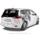 Opel Zafira Tourer / (11-19) / strešni spojler / črni (mat)