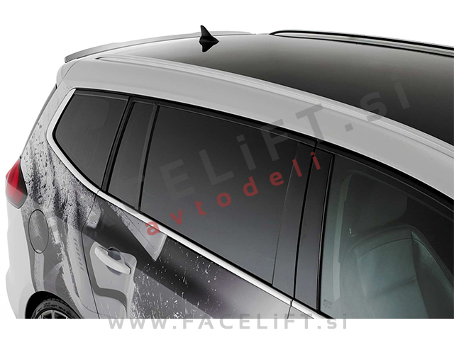 Opel Zafira Tourer / (11-19) / strešni spojler / črni (sijaj)