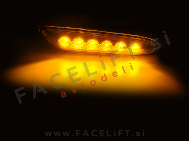 BMW 5 E60 E61 03-10 bočni LED smerniki