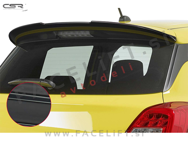 Suzuki Swift Sport / (17- ) / strešni spojler / črni (mat)