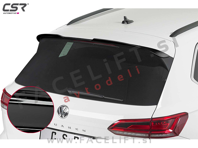 VW Touareg / CR (18- ) / strešni spojler / črni (sijaj)