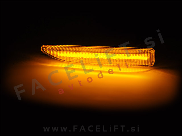BMW 7 E65 E66 01-08 dinamični bočni LED smerniki zatemnjeni (smoke)