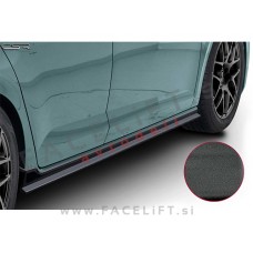 VW Polo / AW (17- ) / pragovi / črni (mat)