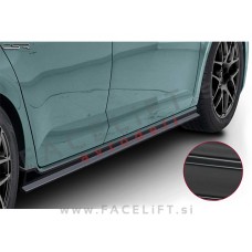 VW Polo / AW (17- ) / pragovi / črni (mat)