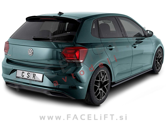 VW Polo / AW (17- ) / pragovi / črni (mat)
