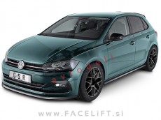 VW Polo / AW (17- ) / pragovi / črni (sijaj)
