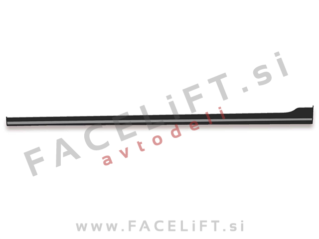 VW Polo / AW (17- ) / pragovi / črni (sijaj)