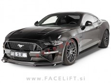 Ford Mustang / (17- ) / podaljšek sprednjega odbijača / črni (mat)
