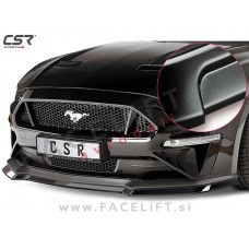 Ford Mustang / (17- ) / podaljšek sprednjega odbijača / črni (mat)