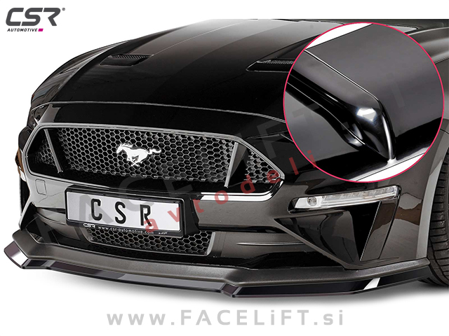 Ford Mustang / (17- ) / podaljšek sprednjega odbijača / črni (sijaj)
