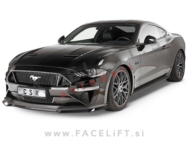 Ford Mustang / (17- ) / podaljšek sprednjega odbijača / karbon (sijaj)