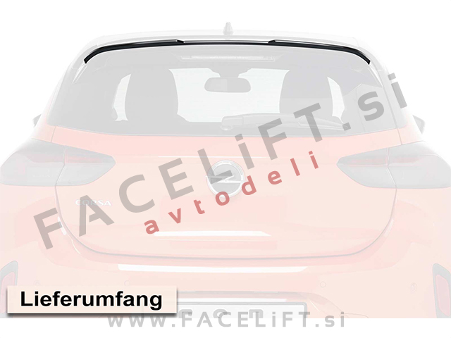 Opel Corsa F GS-Line / (19- ) / strešni spojler / črni (mat)