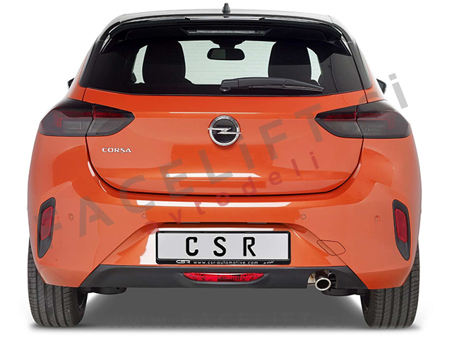 Opel Corsa F GS-Line / (19- ) / strešni spojler / karbon (sijaj)