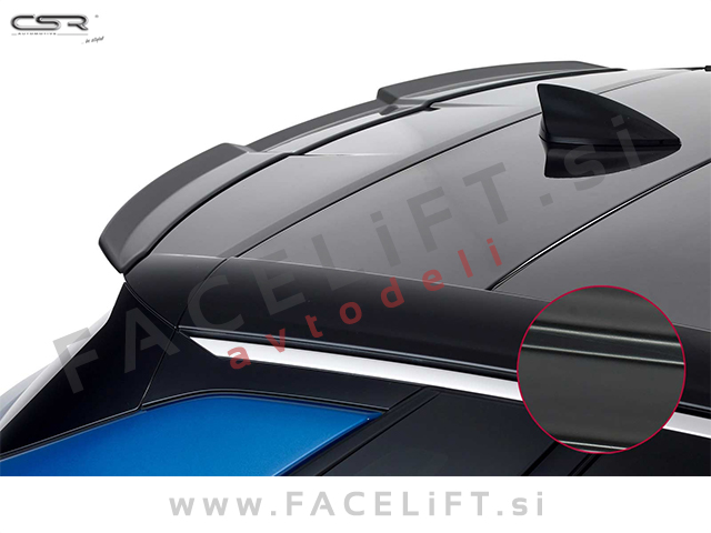 Opel Grandland X 17- strešni spojler črni (mat) Opel Grandland X 17- strešni spojler črni (mat)