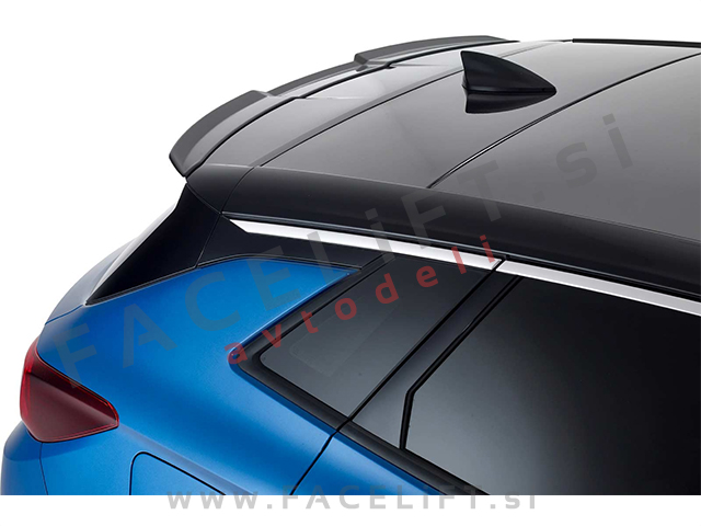 Opel Grandland X 17- strešni spojler črni (mat)