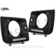Mercedes G W461 W463 89-12 tipske LED dnevne luči DRL črne (sijaj)