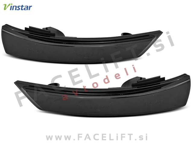 Ford Focus 3 10-18 dinamični LED smerniki bočnih ogledal zatemnjeni