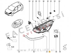 Renault Clio 4 16-19 žaromet desni