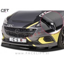 Opel Corsa E OPC / (14-19) / podaljšek sprednjega odbijača / karbon (sijaj) Opel Corsa E OPC / (14-19) / podaljšek sprednjega odbijača / karbon (sijaj)