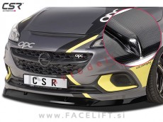 Opel Corsa E OPC / (14-19) / podaljšek sprednjega odbijača / karbon (sijaj)