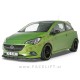 Opel Corsa E OPC Line / (14-19) / podaljšek sprednjega odbijača / črni (mat)