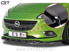 Opel Corsa E OPC Line / (14-19) / podaljšek sprednjega odbijača / črni (sijaj)