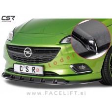 Opel Corsa E OPC Line / (14-19) / podaljšek sprednjega odbijača / karbon (sijaj) Opel Corsa E OPC Line / (14-19) / podaljšek sprednjega odbijača / karbon (sijaj)