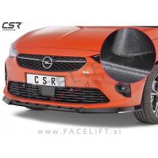 Opel Corsa F GS Line / (19- ) / podaljšek sprednjega odbijača / črni (mat)