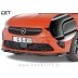 Opel Corsa F GS-Line / (19- ) / podaljšek sprednjega odbijača / črni (mat)