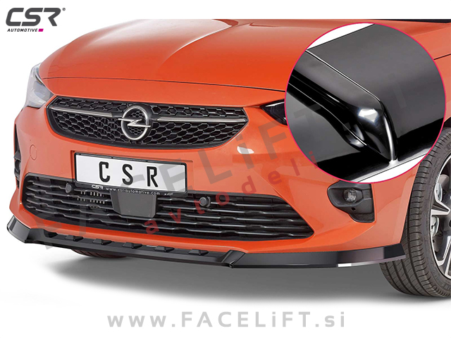 Opel Corsa F GS-Line / (19- ) / podaljšek sprednjega odbijača / črni (sijaj) Opel Corsa F GS-Line / (19- ) / podaljšek sprednjega odbijača / črni (sijaj)