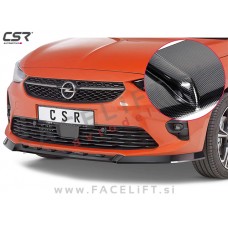 Opel Corsa F GS-Line / (19- ) / podaljšek sprednjega odbijača / karbon (sijaj)