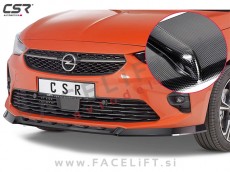 Opel Corsa F GS-Line / (19- ) / podaljšek sprednjega odbijača / karbon (sijaj)
