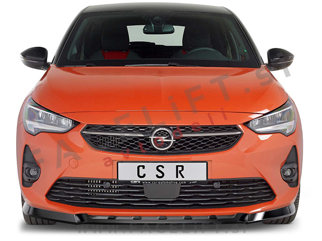 Opel Corsa F GS-Line / (19- ) / podaljšek sprednjega odbijača / karbon (sijaj)
