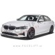 BMW 3 G20 G21 19- podaljšek sprednjega odbijača črni mat