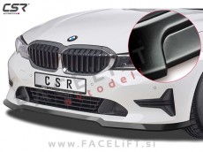 BMW 3 G20 G21 19- podaljšek sprednjega odbijača črni mat
