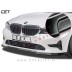 BMW 3 G20 G21 19- podaljšek sprednjega odbijača črni mat