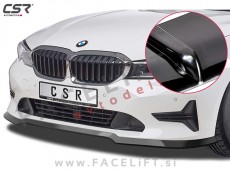 BMW 3 G20 G21 19- podaljšek sprednjega odbijača črni sijaj