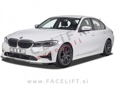 BMW 3 G20 G21 19- podaljšek sprednjega odbijača karbon sijaj