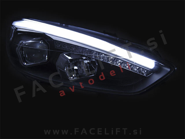 Ford Focus 3 15-18 žarometi DRL