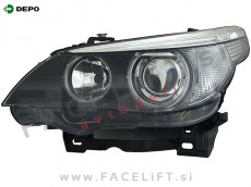 BMW 5 E60 E61 03-05 bi-xenon žaromet levi