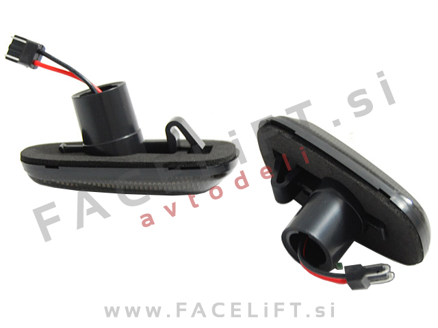Opel Astra G / T98 (98-04) / dinamični bočni LED smerniki / zatemnjeni (smoke)