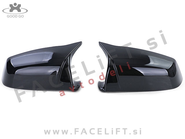 BMW 5 E60 E61 07-09 pokrovi ogledal M5 izgled črni (sijaj)