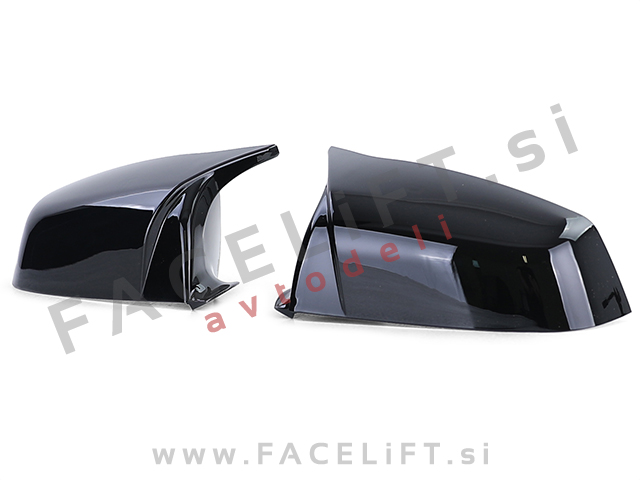 BMW 5 E60 E61 07-09 pokrovi ogledal M5 izgled črni (sijaj)