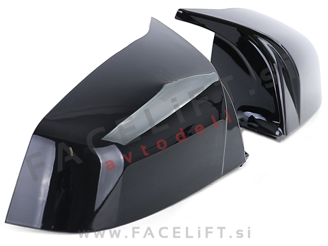 BMW 6 / E63 E64 (04-10) / pokrovi ogledal / M6 izgled / črni (sijaj)