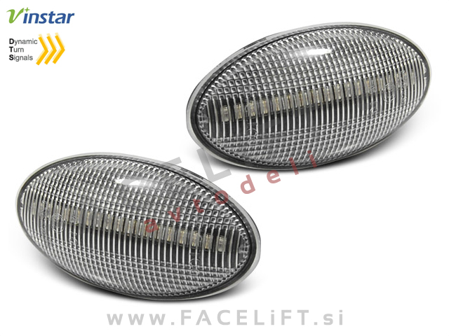 Opel Agila / H08 (08-15) / dinamični bočni LED smerniki