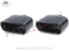 BMW X5 E53 99-06 nastavki za izpuh črni sijaj